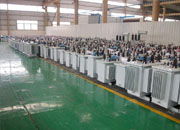 六安油浸式变压器成品车间